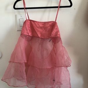 Organza tutu top